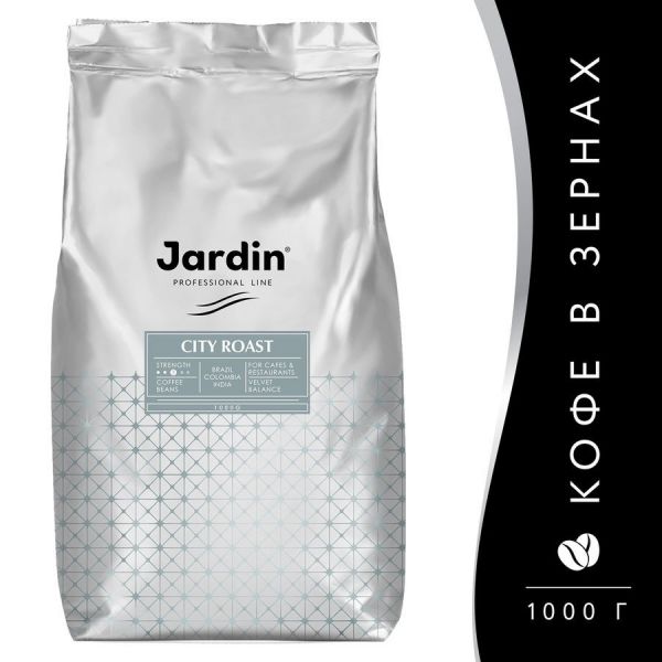 Кофе зерновой Jardin City Roast обжарка легкая 1 шт 1 кг [1490-06]